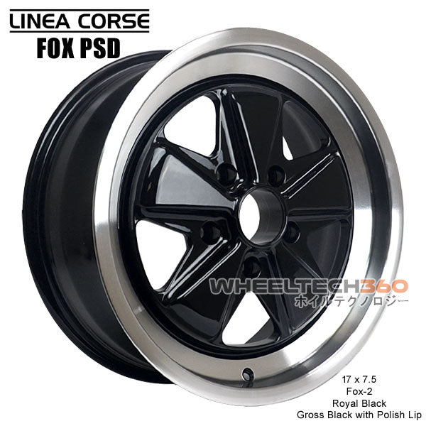 Linea Corse Fox PSD (Fox 2, 17x7.5, 5x130+35mm, 71.6mm Hub)