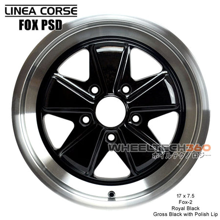 Linea Corse Fox PSD (Fox 2, 17x7.5, 5x130+35mm, 71.6mm Hub)