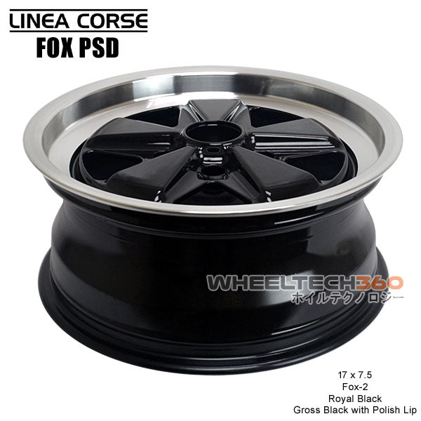 Linea Corse Fox PSD (Fox 2, 17x7.5, 5x130+35mm, 71.6mm Hub)
