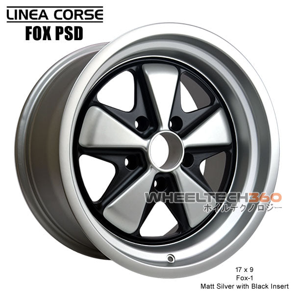 Linea Corse Fox PSD (Fox 1, 17x9, 5x130+16mm, 71.6mm Hub) Matt