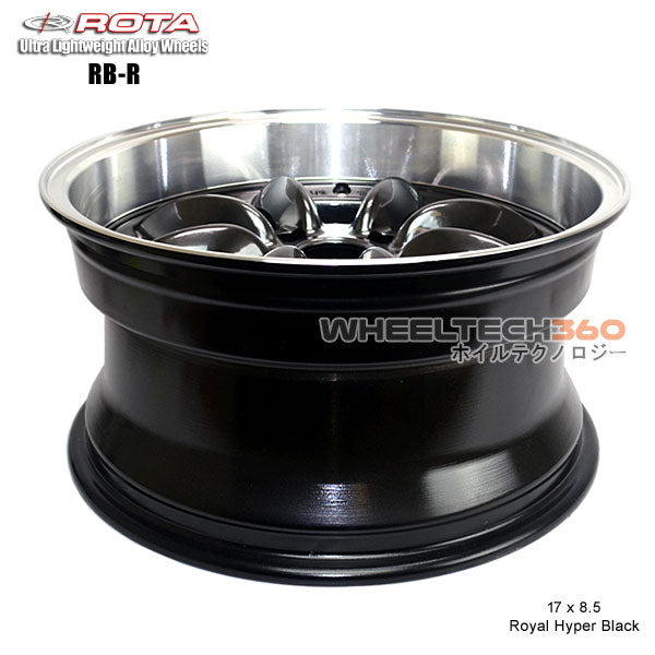 ROTA Wheel RB-R (17x8.5, 4x114.3+4mm, 73mm Hub, Ford Style Big Center Cap)