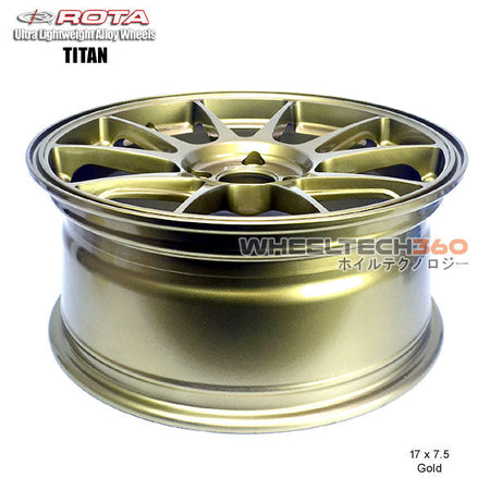 ROTA Wheel Titan (17x7.5, 4x108+40mm, 63.3mm Hub)