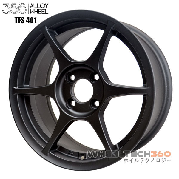 356 Racing Wheels TFS-401 (15x7, 5x100+35mm, 73.1mm Hub) 4 Wheels Bundle
