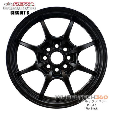 ROTA Wheel Circuit-8 (15x6.5, 4x100+38mm, 67.1mm Hub)