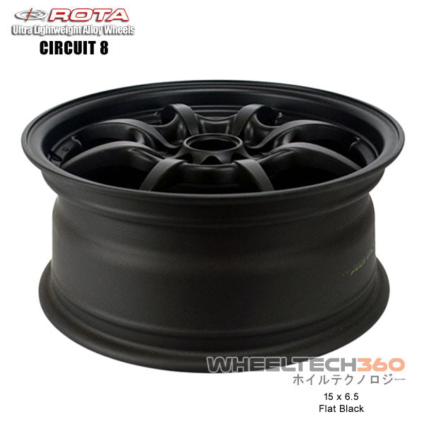 ROTA Wheel Circuit-8 (15x6.5, 4x100+38mm, 67.1mm Hub)
