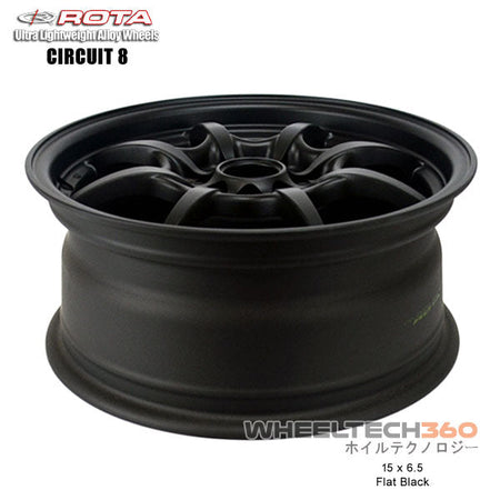 ROTA Wheel Circuit-8 (15x6.5, 4x100+38mm, 67.1mm Hub)