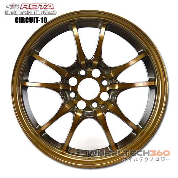 ROTA Wheel Circuit-10 (16x7 4x100+45mm, 67.1mm Hub)