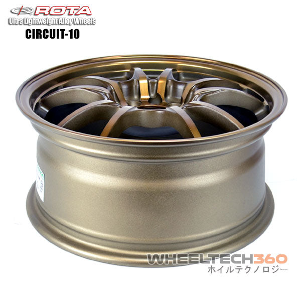 ROTA Wheel Circuit-10 (16x7 4x100+45mm, 67.1mm Hub)