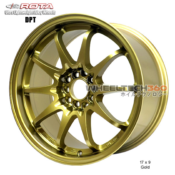 ROTA Wheel DPT (17x9, 5x100/114.3+42mm, 73mm Hub)