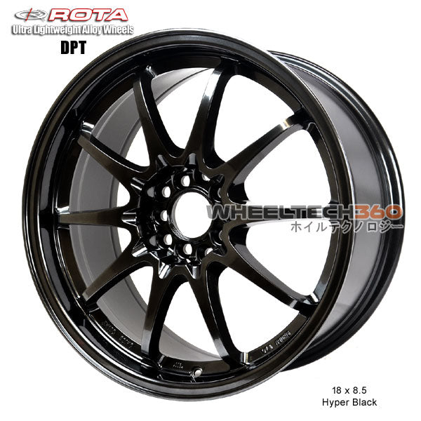 ROTA Wheel DPT (18x8.5, 5x100/114.3+44mm, 73mm Hub)