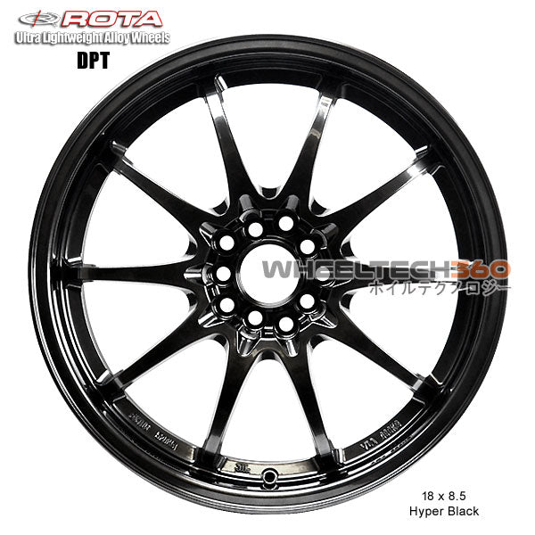 ROTA Wheel DPT (18x8.5, 5x100/114.3+44mm, 73mm Hub)