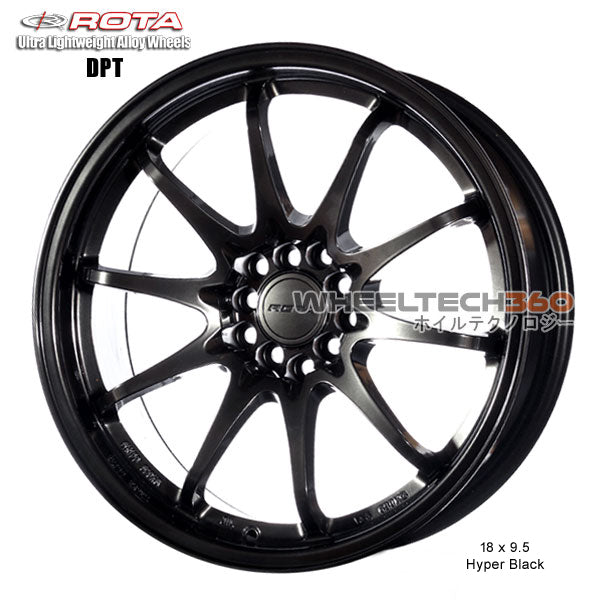 ROTA Wheel DPT (18x9.5, 5x108/114.3+38mm, 73mm Hub)