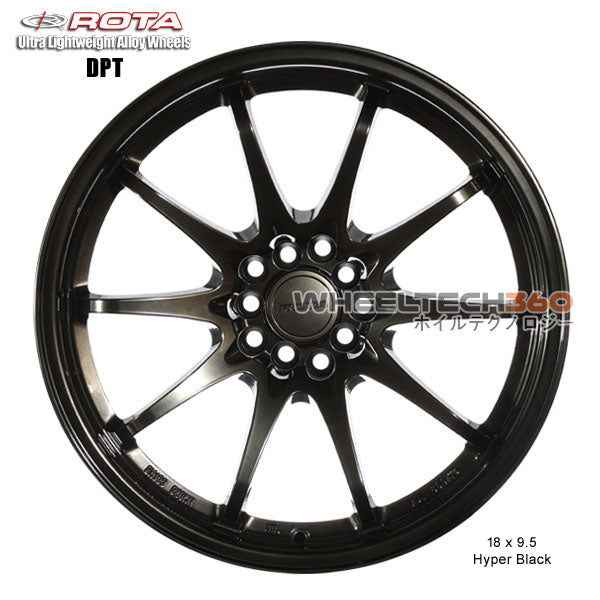 ROTA Wheel DPT (18x9.5, 5x100/114.3+35mm, 73mm Hub)