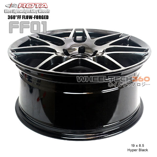 ROTA Wheel 360°FF Flow-Form FF01 (19x8.5, 5 x114.3+30mm, 73mm Hub)