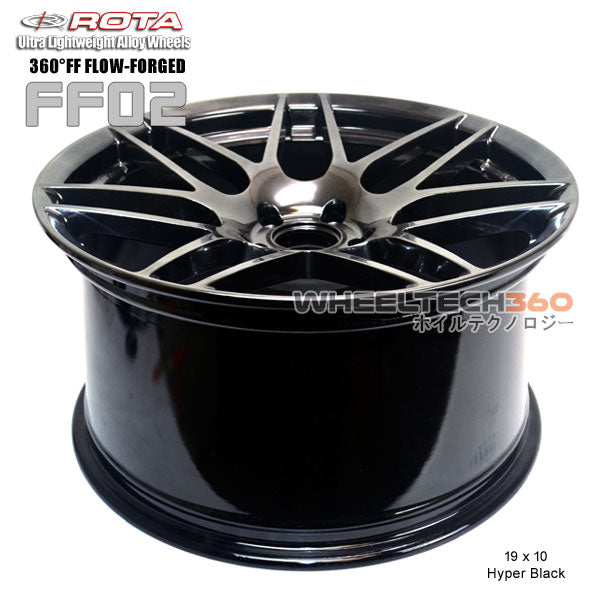 ROTA Wheel 360°FF Flow-Form FF02 (19x10, 5 x114.3+38mm, 73mm Hub)