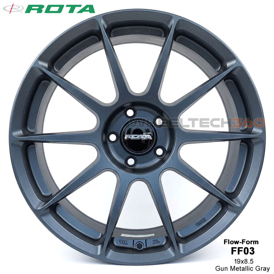 ROTA Wheel 360FF Flow-Form FF03 (19x8.5, 5x114.3+45mm, 64.1mm Hub)