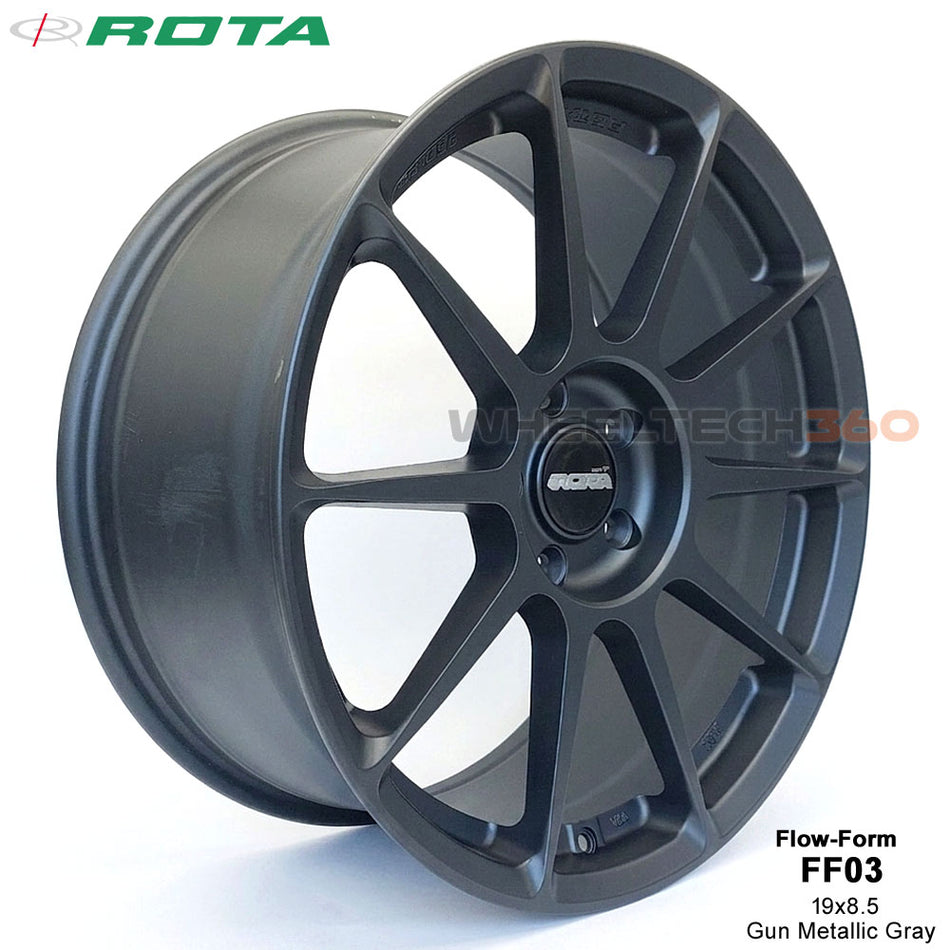 ROTA Wheel 360FF Flow-Form FF03 (19x8.5, 5x114.3+45mm, 64.1mm Hub)