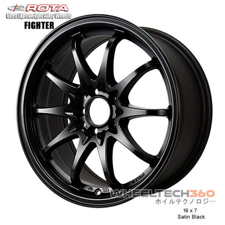 ROTA Wheel Flush (15x7, 4x100+10mm, 67.1mm Hub)