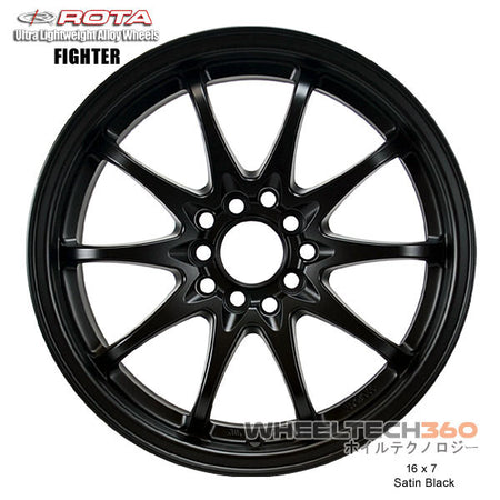 ROTA Wheel Flush (15x7, 4x100+10mm, 67.1mm Hub)
