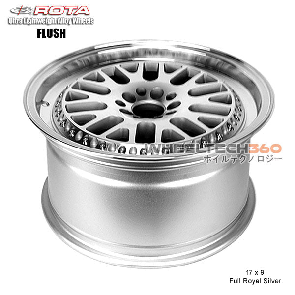 ROTA Wheel Flush (17x9, 5x100+42mm, 73mm Hub)