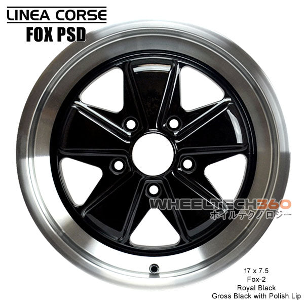 Linea Corse Fox PSD (Fox 2, 17x7.5, 5x130+35mm, 71.6mm Hub)