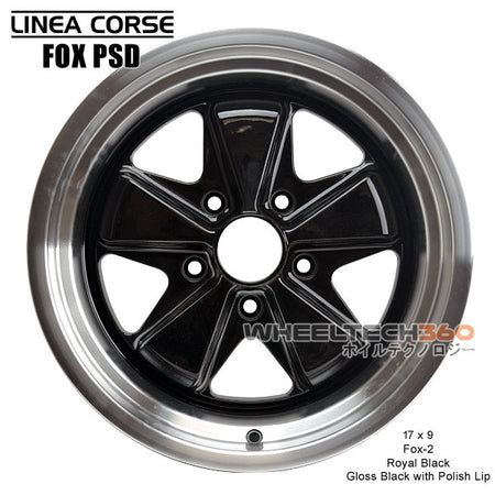 Linea Corse Fox PSD (Fox 2, 17x9, 5x130+16mm, 71.6mm Hub)