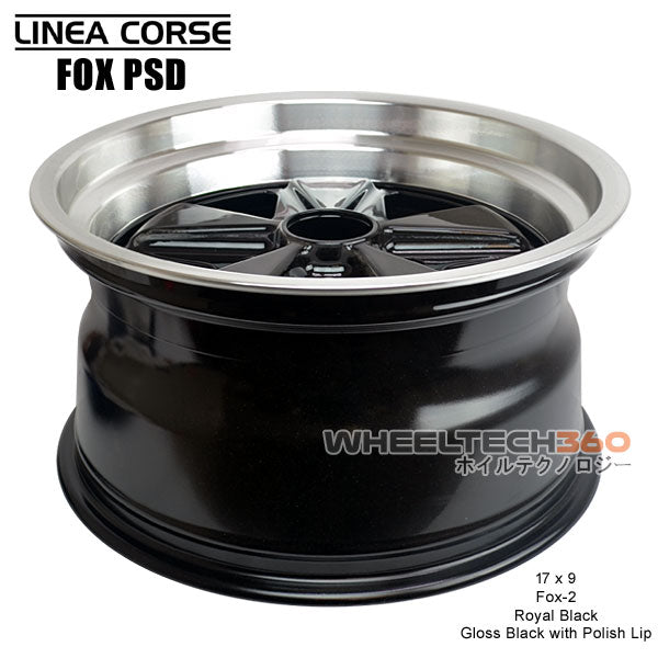 Linea Corse Fox PSD (Fox 2, 17x9, 5x130+16mm, 71.6mm Hub)
