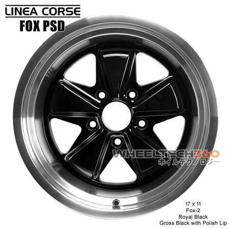Linea Corse Fox PSD (Fox 2, 17x11, 5x130+16mm, 71.6mm Hub)