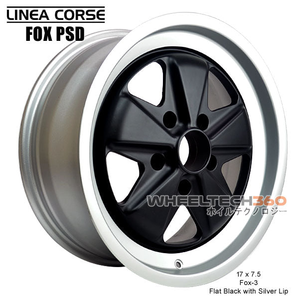 Linea Corse Fox PSD (Fox 3, 17x7.5, 5x130+35mm, 71.6mm Hub)