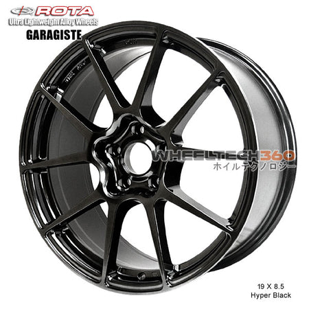 ROTA Wheel Garagiste (19x8.5, 5 x114.3+44mm, 73mm Hub)