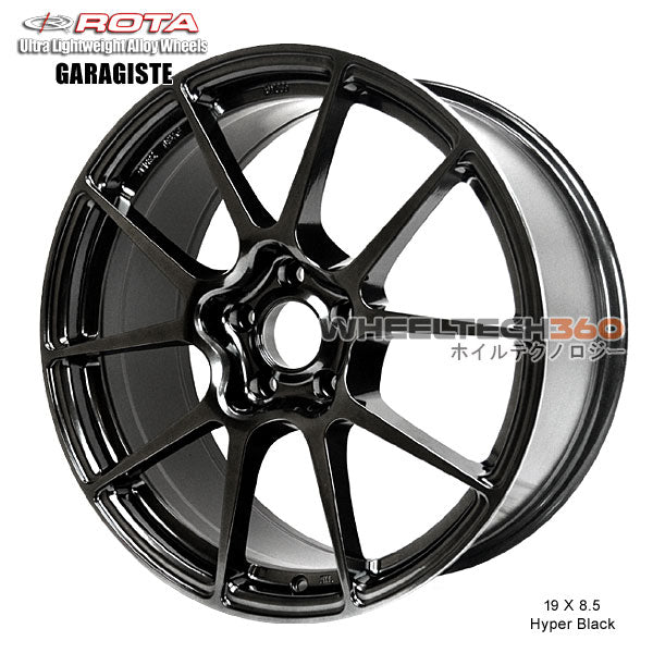 ROTA Wheel Garagiste (19x8.5, 5 x114.3+44mm, 73mm Hub)