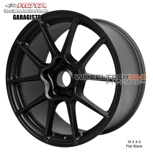 ROTA Wheel Garagiste (19x9.5, 5 x114.3+34mm, 73mm Hub)