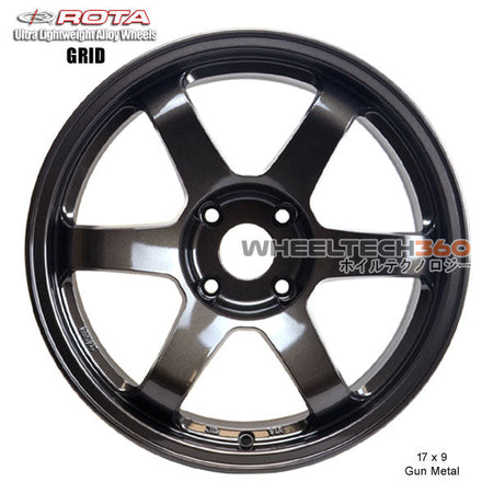 ROTA Wheel Grid (17x9, 4x114.3+25mm, 73mm Hub)