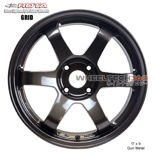 ROTA Wheel Grid (17x9, 4x114.3+12mm, 73mm Hub)
