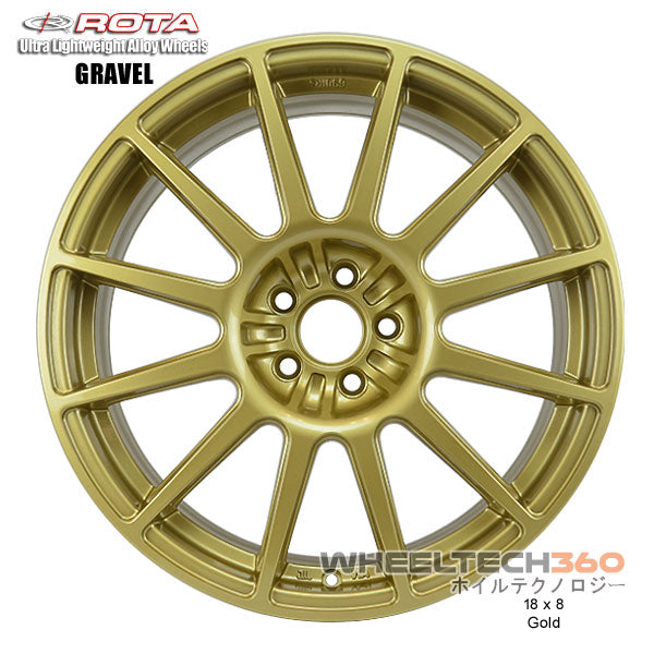 ROTA Wheel Gravel (18x8, 5x100+48mm, 56.1mm Hub)
