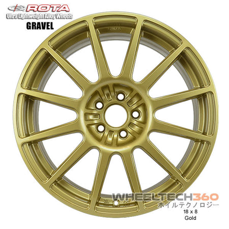 ROTA Wheel Gravel (18x8, 5x100+48mm, 56.1mm Hub)