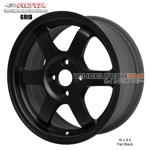 ROTA Wheel Grid (15x6.5, 4x100+38mm, 67.1mm Hub)