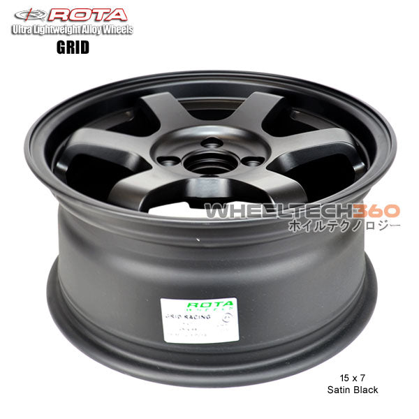 ROTA Wheel Grid (15x7, 4x100+38mm, 67.1mm Hub)
