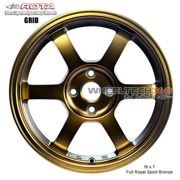 ROTA Wheel Grid (16x7, 5x114.3+40mm, 73mm Hub)