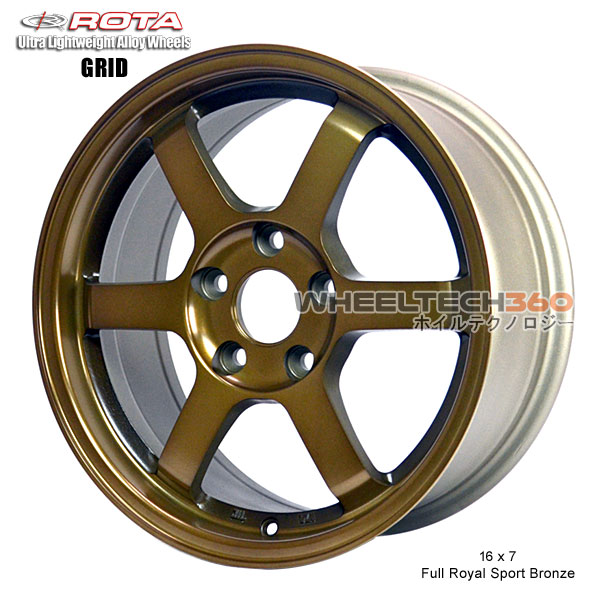 ROTA Wheel Grid (16x7, 5x114.3+40mm, 73mm Hub)