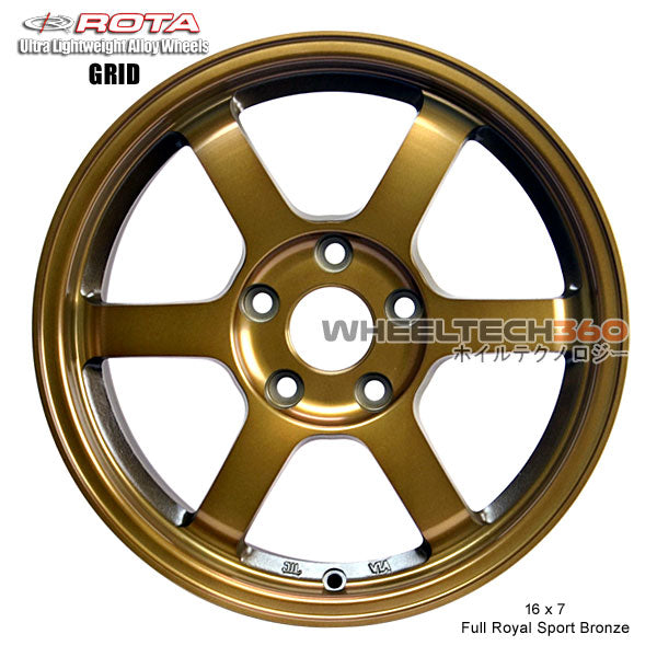 ROTA Wheel Grid (16x7, 5x114.3+40mm, 73mm Hub)