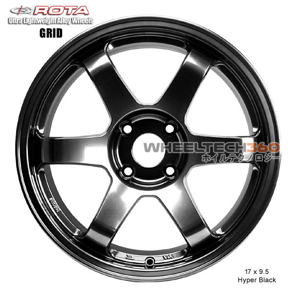 ROTA Wheel Grid (17x9.5, 4x114.3+12mm, 73mm Hub)|Rota Rims