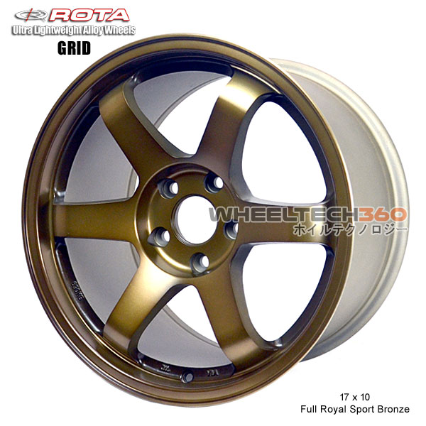 ROTA Wheel Grid (17x10, 5x114.3+50mm, 73mm Hub)