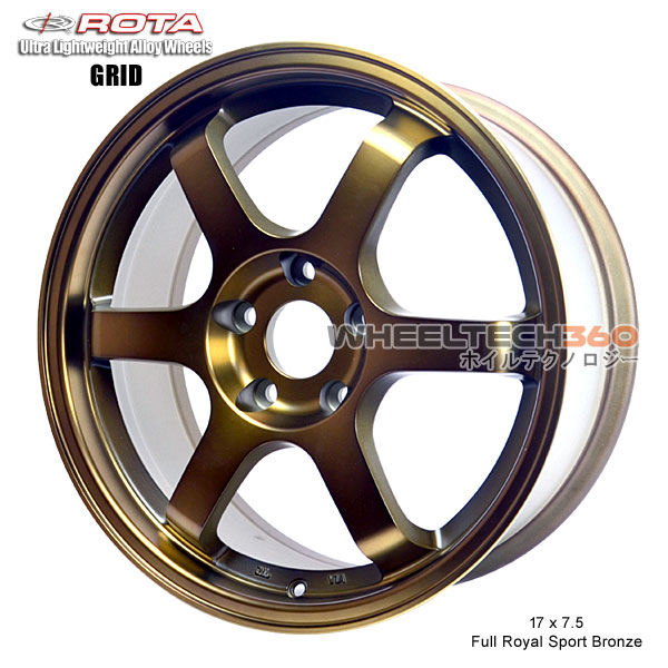 ROTA Wheel Grid (17x7.5, 5x100+48mm, 56.1mm Hub)