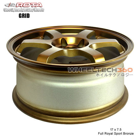 ROTA Wheel Grid (17x7.5, 5x114.3+45mm, 73mm Hub)