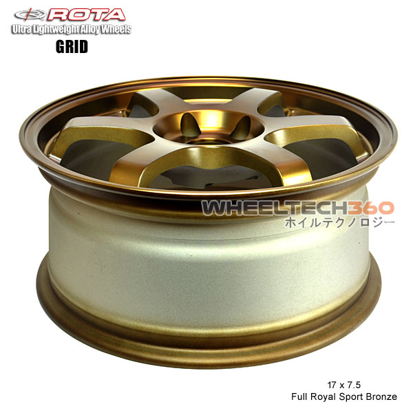 ROTA Wheel Grid (17x7.5, 5x114.3+45mm, 73mm Hub)