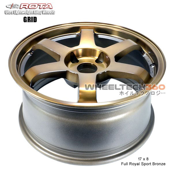 ROTA Wheel Grid (17x8, 4x100+35mm, 67.1mm Hub) Satin Black