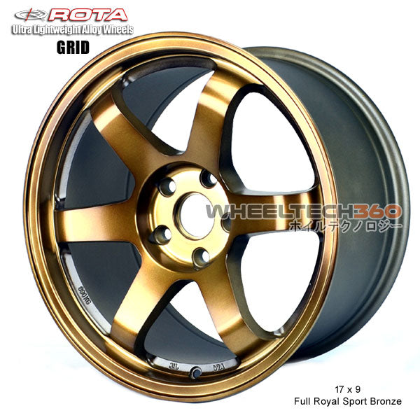 ROTA Wheel Grid (17x9, 5x114.3+25mm, 73mm Hub)