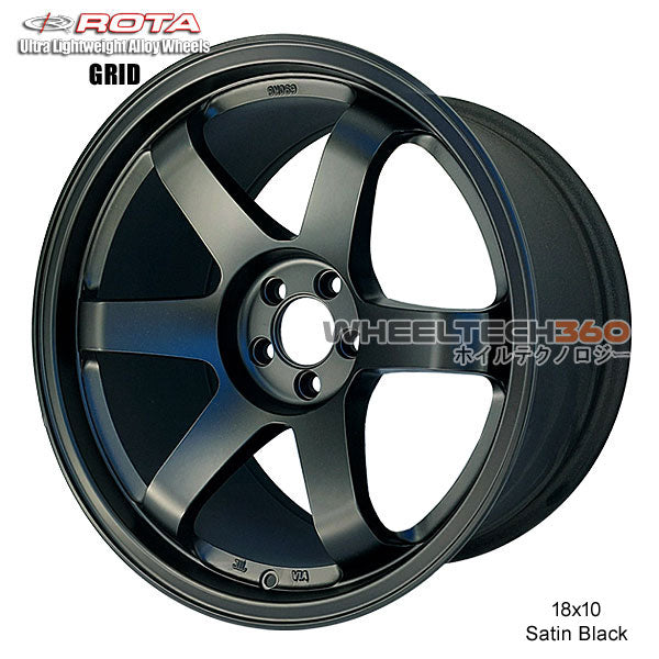 ROTA Wheel Grid (18x10, 5x114.3+30mm, 73mm Hub)