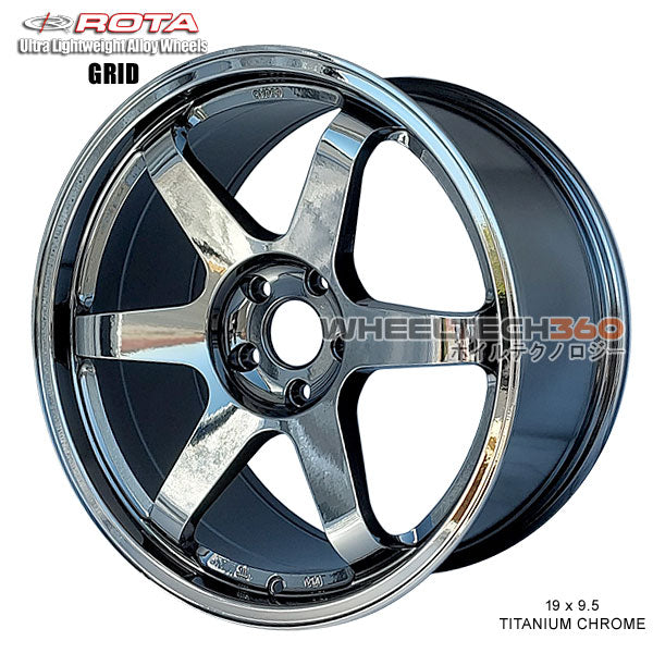 ROTA Wheel Grid (19x9.5, 5x114.3+38mm, 73.1mm Hub)